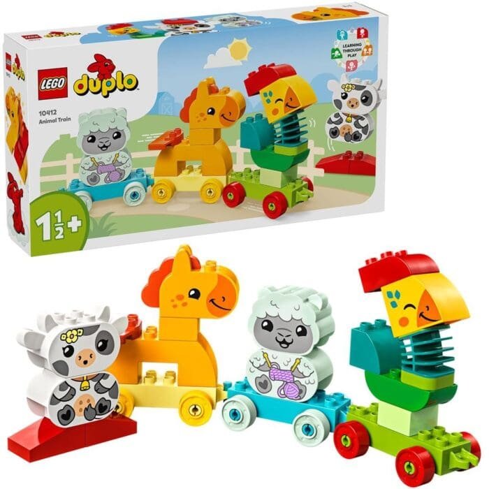 LEGO DUPLO TREN CU ANIMALE 10412 - imagine 6