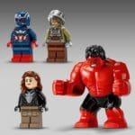 LEGO MARVEL SUPER HEROES BATALIA DINTRE CAPITANUL AMERICA SI HULK ROSU 76292 - imagine 7