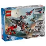 LEGO MARVEL SUPER HEROES BATALIA DINTRE CAPITANUL AMERICA SI HULK ROSU 76292 - imagine 8