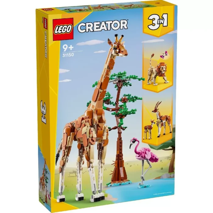 LEGO CREATOR 3IN1 ANIMALE SALBATICE DIN SAFARI 31150 - imagine 7