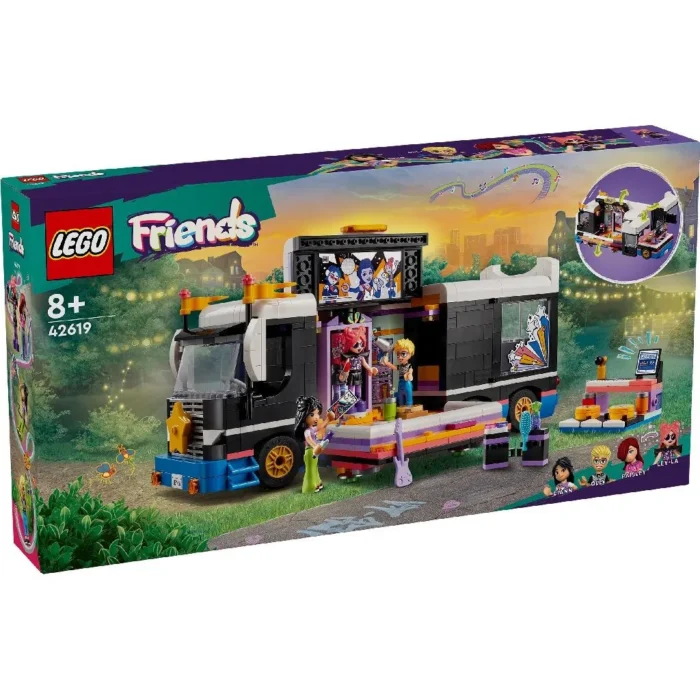 LEGO FRIENDS AUTOCAR DE TURNEU PENTRU STARURI POP 42619 - imagine 6