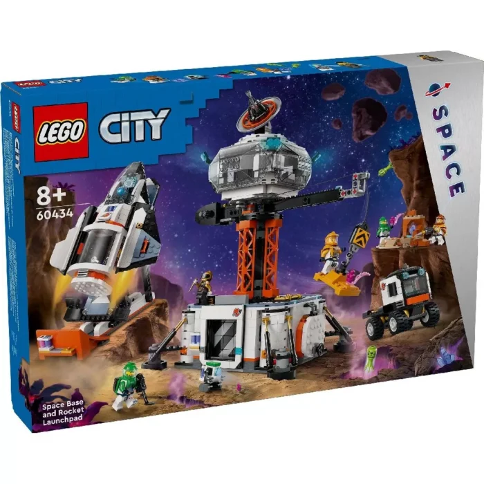 LEGO CITY BAZA SPATIALA SI PLATFORMA DE LANSARE A RACHETEI 60434 - imagine 6