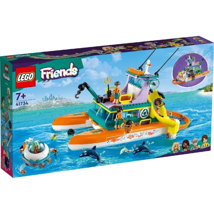 LEGO FRIENDS BARCA DE SALVARE PE MARE 41734 - imagine 6