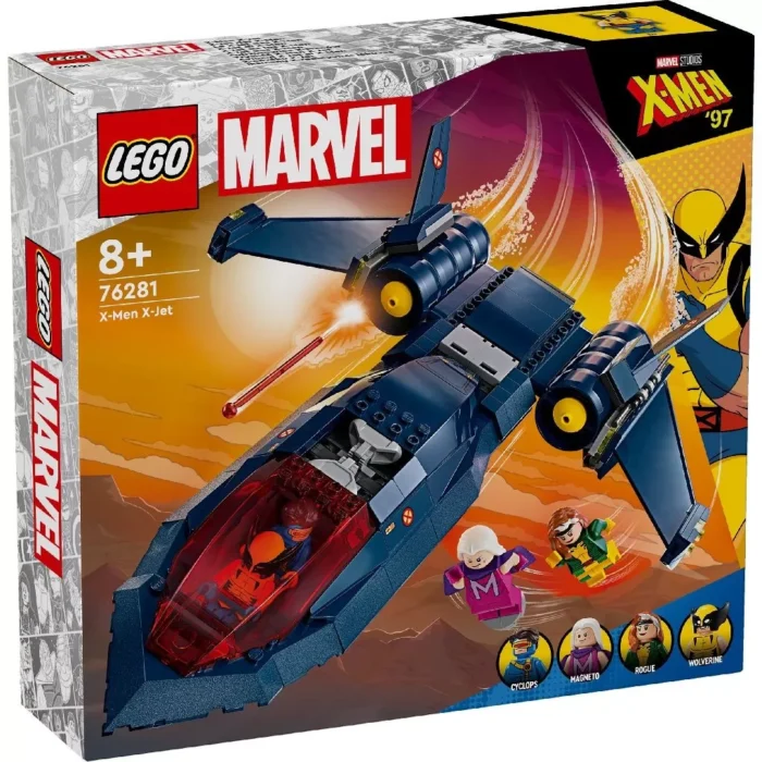 LEGO MARVEL SUPER HEROES AVIONUL X JET AL X MEN 76281 - imagine 6