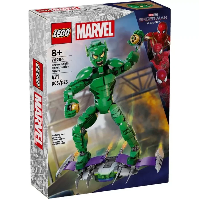 LEGO MARVEL SUPER HEROES FIGURINA DE CONSTRUCTIE GREEN GOBLIN 76284 - imagine 7