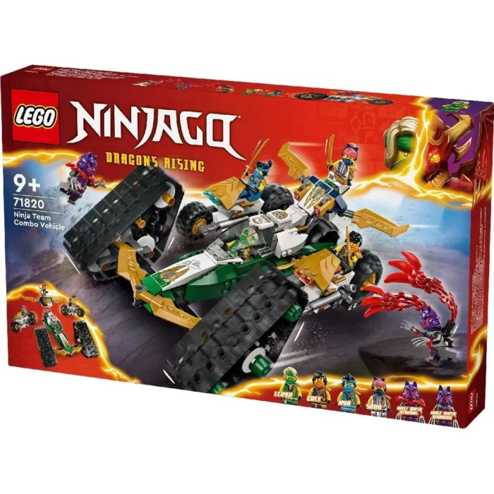 LEGO NINJAGO VEHICUL COMBINAT AL ECHIPEI NINJA 71820 - imagine 7