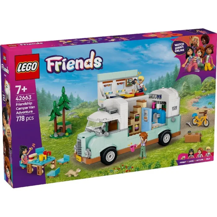 LEGO FRIENDS AVENTURA ÎN RULOTA CU PRIETENII 42663 - imagine 5