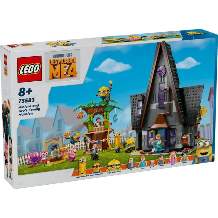 LEGO DESPICABLE ME4 RESEDINTA DE FAMILIE A LUI GRU SI A MINIONILOR 75583 - imagine 10