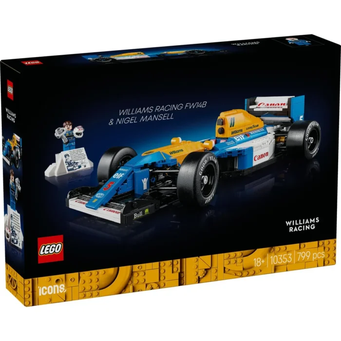 LEGO ICONS WILLIAMS RACING FW14B SI NIGEL MANSELL 10353 - imagine 10
