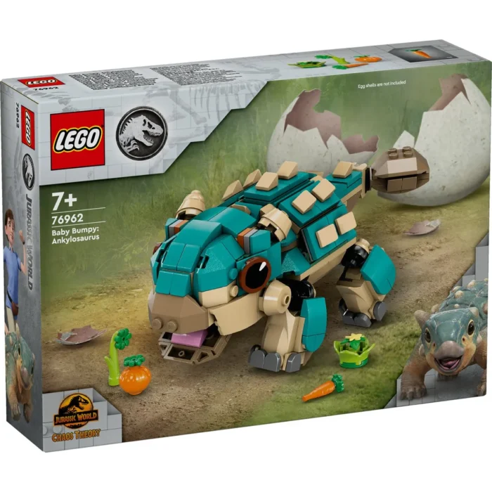 LEGO JURASSIC WORLD BEBELUSA BUMPY ANKYLOSAURUS 76962 - imagine 10