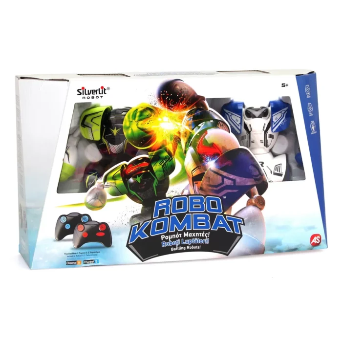 SET 2 ROBOTI CU RADIOCOMANDA ROBO KOMBAT - imagine 6