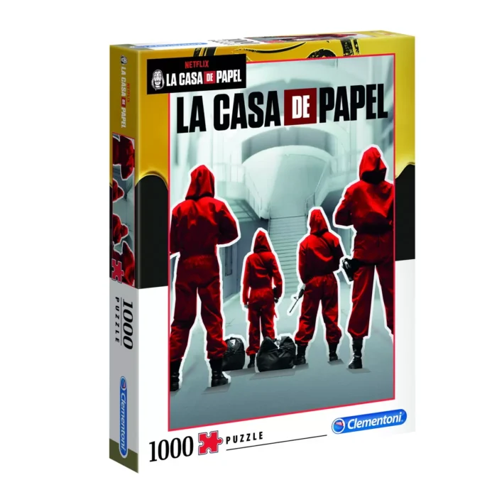 PUZZLE LA CASA DE PAPEL 1000 DE PIESE CLEMENTONI - imagine 3