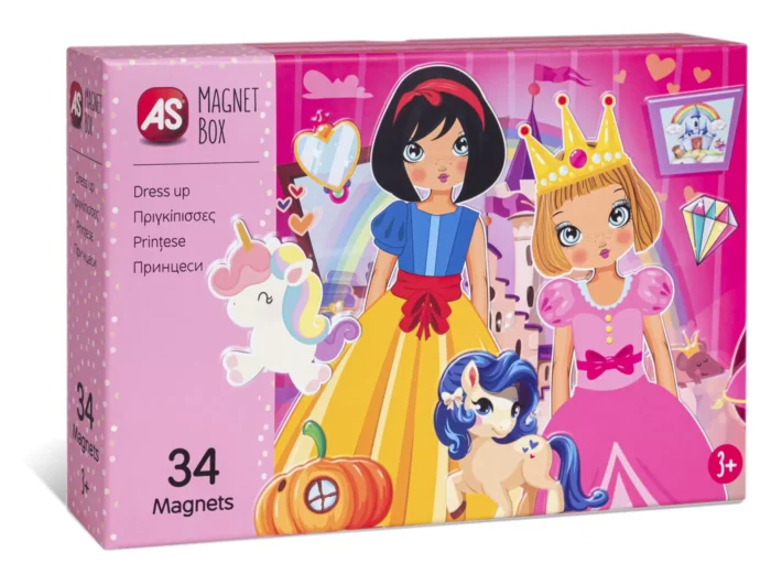 CUTIE MAGNETICA IMBRACA PRINTESELE CU 34 DE PIESE - imagine 4