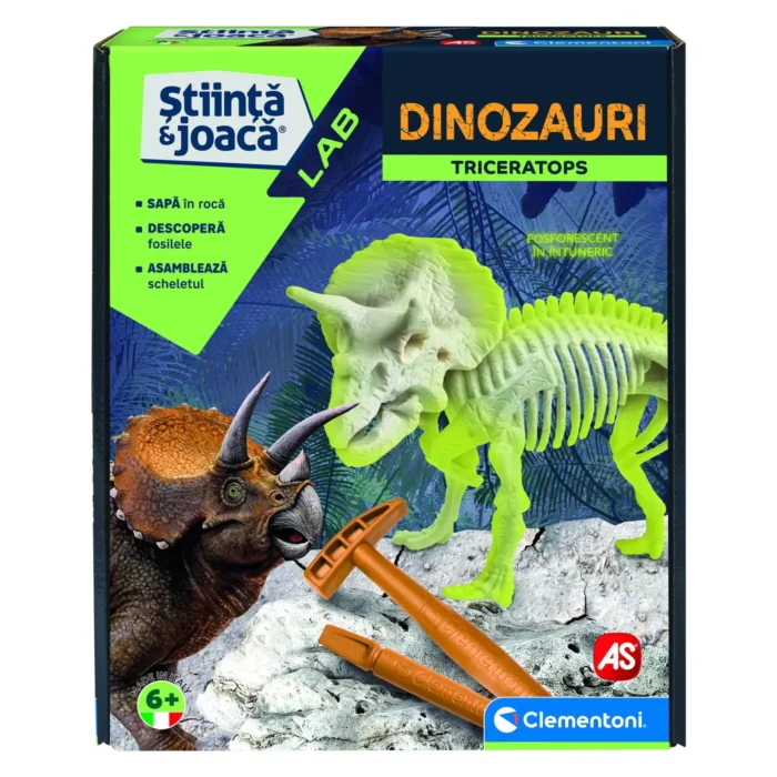 DESCOPERA DINOZAURUL TRICERATOPS - imagine 6
