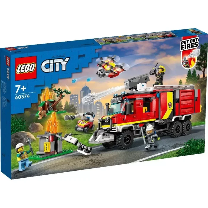 LEGO CITY MASINA UNITATII DE POMPIERI 60374 - imagine 7