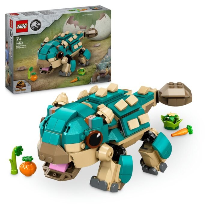 LEGO JURASSIC WORLD BEBELUSA BUMPY ANKYLOSAURUS 76962 - imagine 2