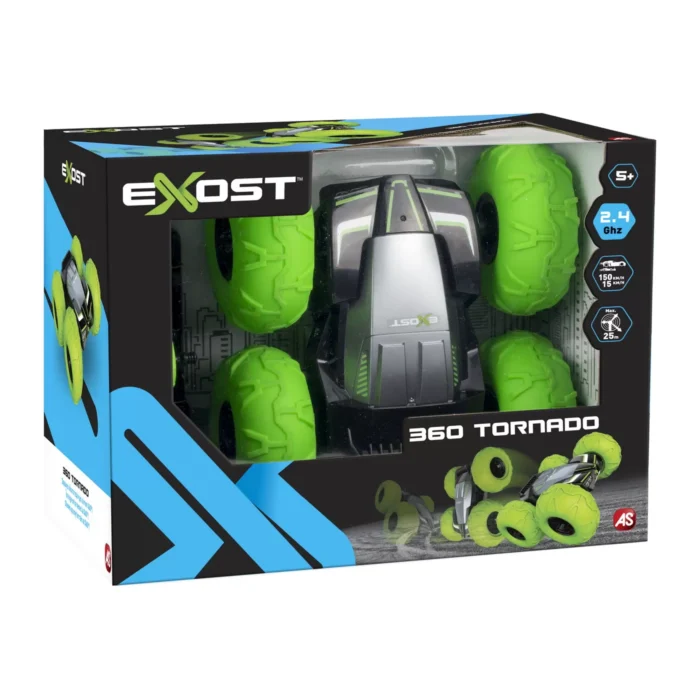 MASINA CU TELECOMANDA EXOST 360 TORNADO VERDE - imagine 6