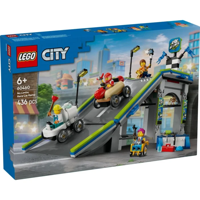 LEGO CITY FARA LIMITE: RAMPA PENTRU CURSE DE MASINI 60460 - imagine 10