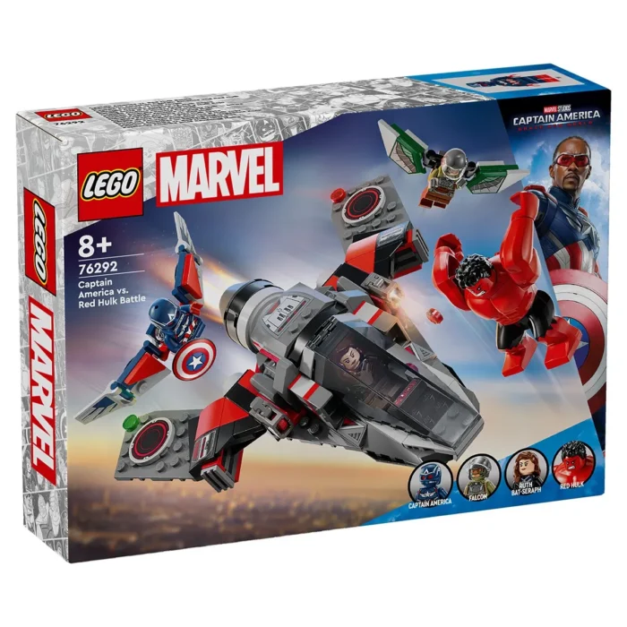 LEGO MARVEL SUPER HEROES BATALIA DINTRE CAPITANUL AMERICA SI HULK ROSU 76292 - imagine 10
