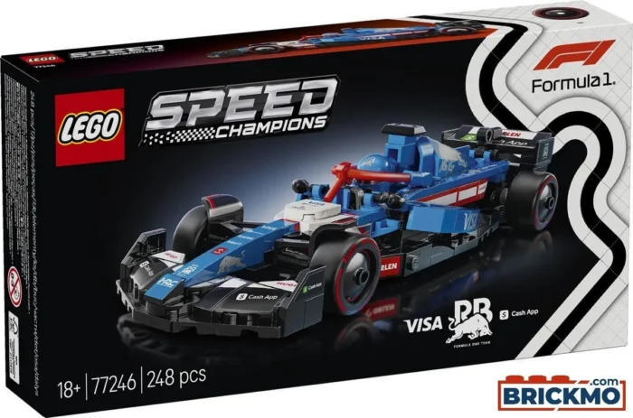 LEGO SPEED CHAMPIONS MASINA DE CURSE F1 VISA CASH APP RB VCARB 01 77246 - imagine 8