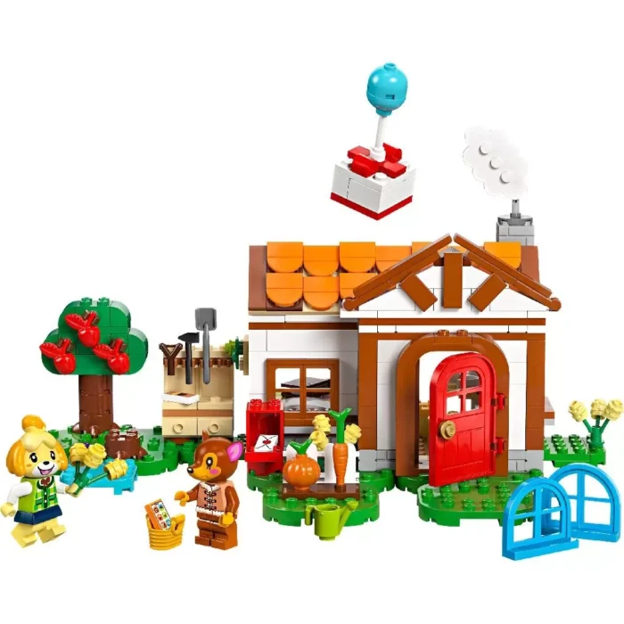 LEGO ANIMAL CROSSING ISABELLE VINE IN VIZITA 77049 - imagine 7