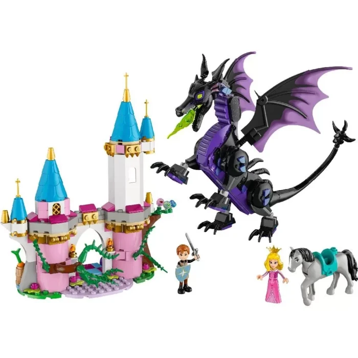 LEGO DISNEY PRINCESS MALEFICENT SUB FORMA DE DRAGON 43240 - imagine 7