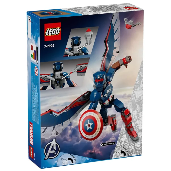 LEGO SUPER HEROES FIGURINA DE CONSTRUCTIE CAPITANUL AMERICA 76296 - imagine 11