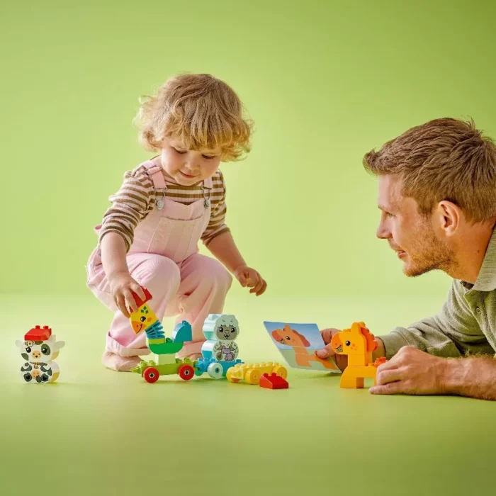 LEGO DUPLO TREN CU ANIMALE 10412 - imagine 9