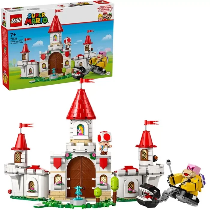 LEGO SUPER MARIO BATALIA CU ROY LA CASTELUL LUI PEACH 71435 - imagine 6