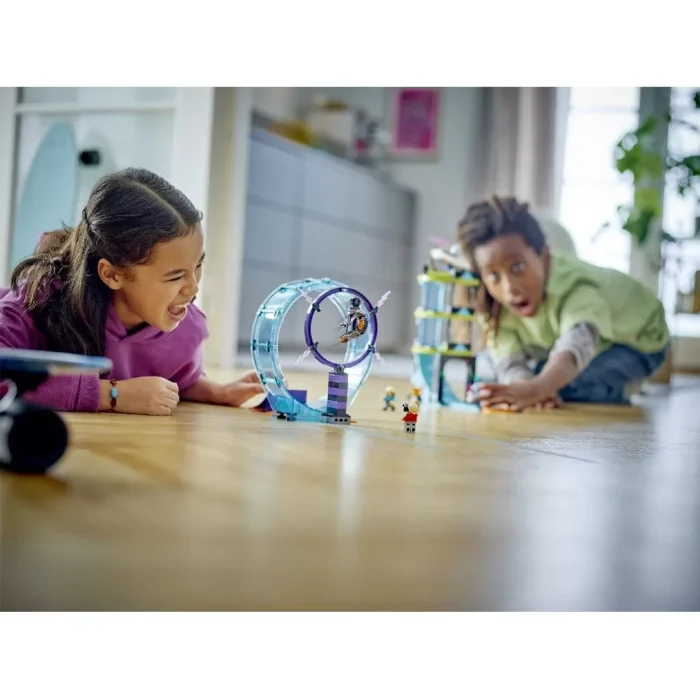 LEGO CITY PROVOCAREA SUPREMA DE CASCADORII PE MOTOCICLETA 60361 - imagine 9