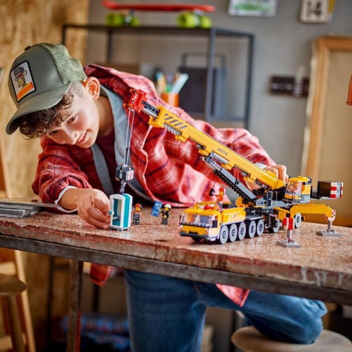 LEGO CITY MACARA MOBILA GALBENA DE CONSTRUCTII 60409 - imagine 4