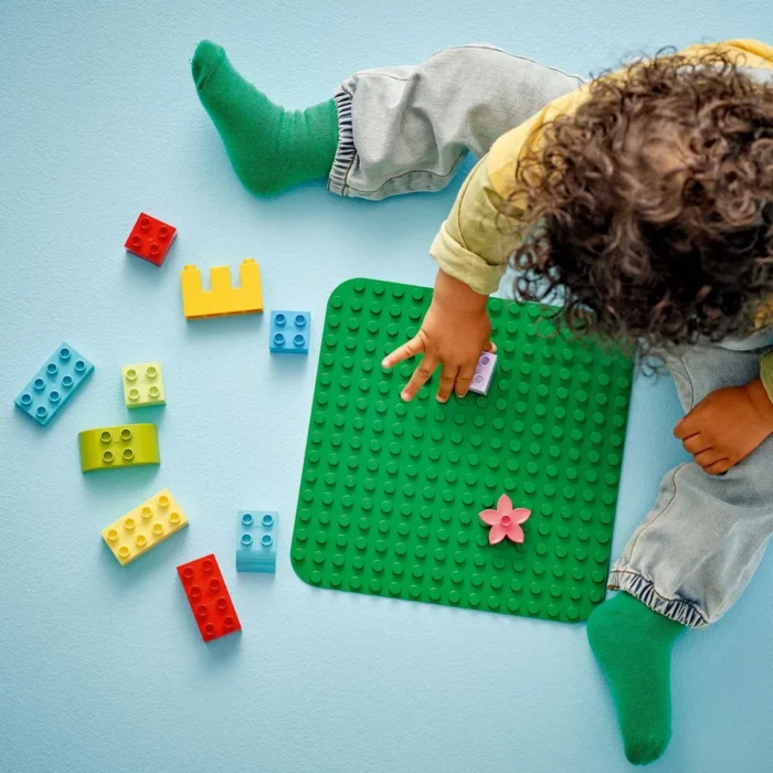 LEGO DUPLO PLACA DE CONSTRUCTIE VERDE 10460 - imagine 8