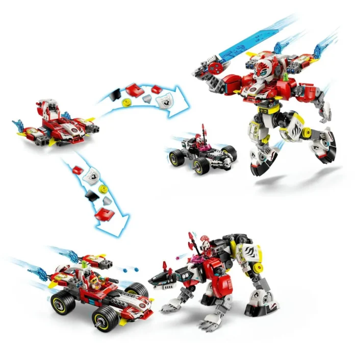 4 LEGO DREAMZZZ ROBOTUL TIGRU AL LUI COOPER SI MASINA HOT ROD A LUI ZERO 71497 - imagine 9