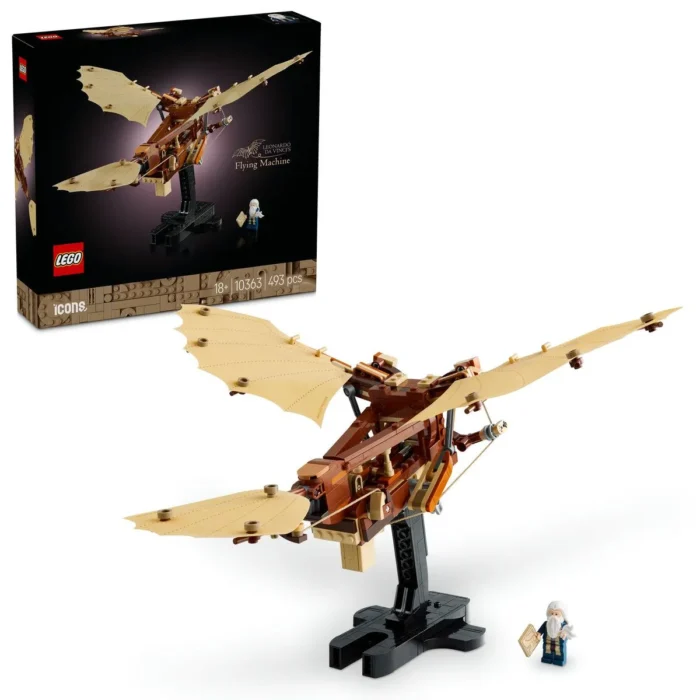 LEGO ICONS MASINA ZBURATOARE A LUI LEONARDO DA VINCI 10363 - imagine 8