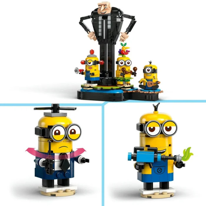 LEGO DESPICABLE ME4 GRU SI MINIONII DIN CARAMIZI 75582 - imagine 13
