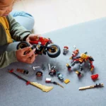 LEGO NINJAGO MOTOCICLETA ROBOT EVO A LUI KAI 71783 - imagine 10