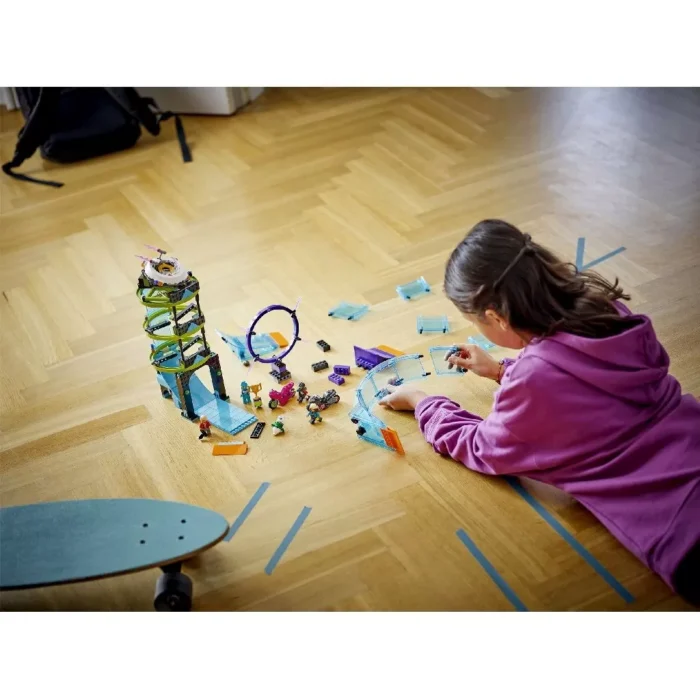 LEGO CITY PROVOCAREA SUPREMA DE CASCADORII PE MOTOCICLETA 60361 - imagine 10