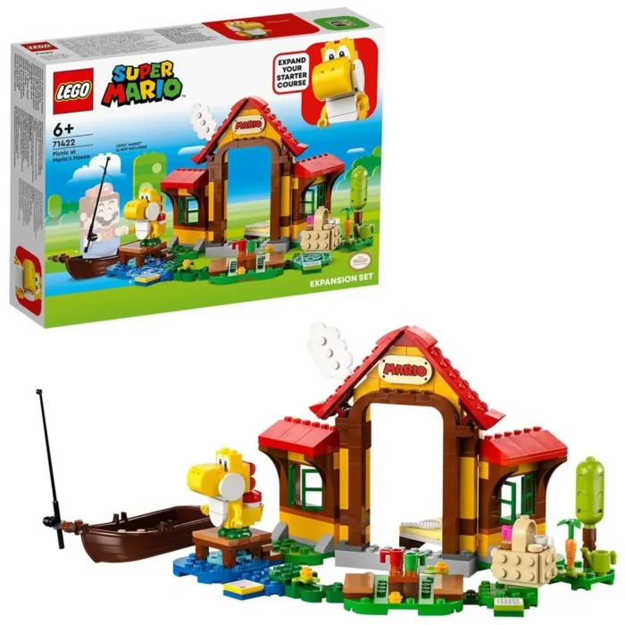 LEGO SUPER MARIO SET DE EXTINDERE PICNIC LA CASA LUI MARIO 71422 - imagine 8