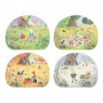 4 puzzle-uri anotimpuri, Moulin Roty