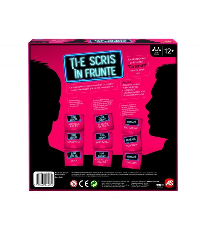 JOC TI-E SCRIS IN FRUNTE PENTRU COPII MARI IN LIMBA ROMANA - imagine 3