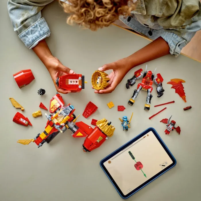 LEGO NINJAGO VEHICULUL-ROBOT ZBURATOR AL LUI KAI 71830 - imagine 13