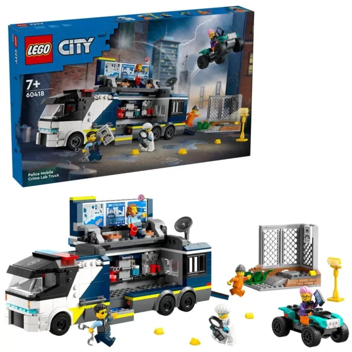 LEGO CITY LABORATOR MOBIL DE CRIMINALISTICA 60418 - imagine 10