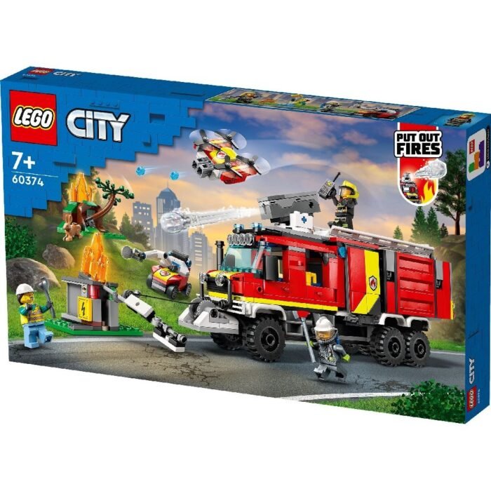 LEGO CITY MASINA UNITATII DE POMPIERI 60374 - imagine 5