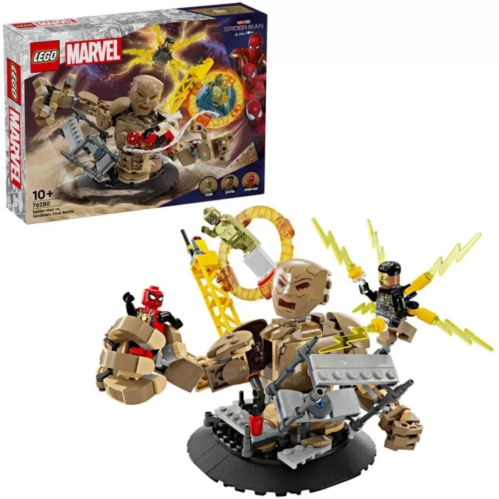 LEGO SUPER HEROES OMUL PAIANJEN VS SANDMAN BATALIA FINALA 76280 - imagine 10