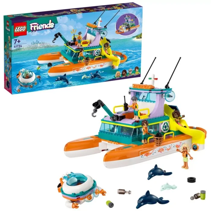 LEGO FRIENDS BARCA DE SALVARE PE MARE 41734 - imagine 10