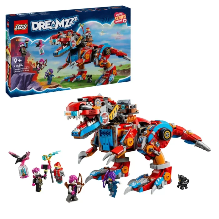 LEGO DREAMZZZ DINOZAURUL ROBOT C REX AL LUI COOPER 71484 - imagine 9