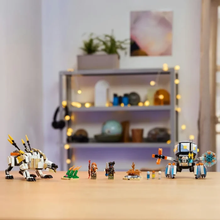 LEGO HORIZON ADVENTURES ALOY SI VARL VS SHELL WALKER SI SAWTOOTH 77037 - imagine 14