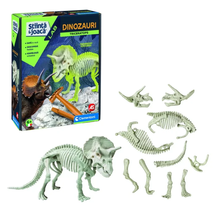 DESCOPERA DINOZAURUL TRICERATOPS - imagine 9