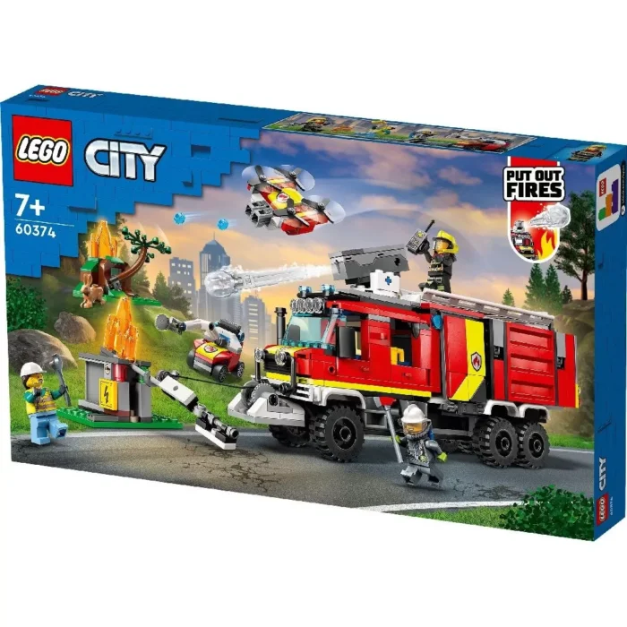 LEGO CITY MASINA UNITATII DE POMPIERI 60374 - imagine 11