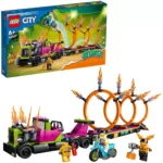 LEGO CITY CAMION DE CASCADORIE SI PROVOCAREA CERCURILOR DE FOC 60357 - imagine 11